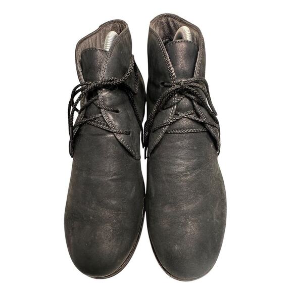 Dansko Joy Black Burnished Nubuck Chukka Womens Sz 41 US Sz 10.5-11 Comfort - Picture 6 of 16